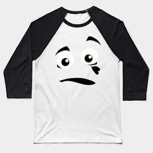 Emoji - heartbreak face Baseball T-Shirt